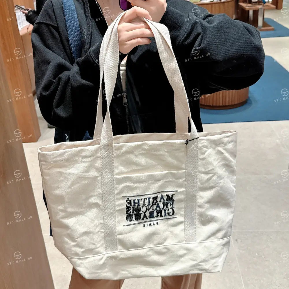 韓國 Marithe Francois Girbaud Drawing Classic Logo Big Eco Bag【MD112】 一般商品