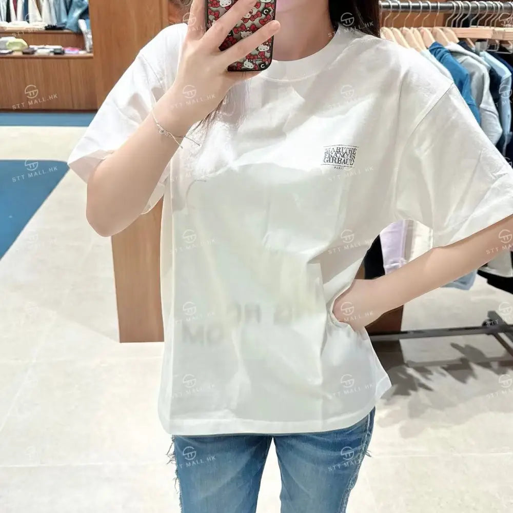 韓國 Marithe Francois Girbaud Pony Classic Logo Tee【MD095】 White / S 一般商品