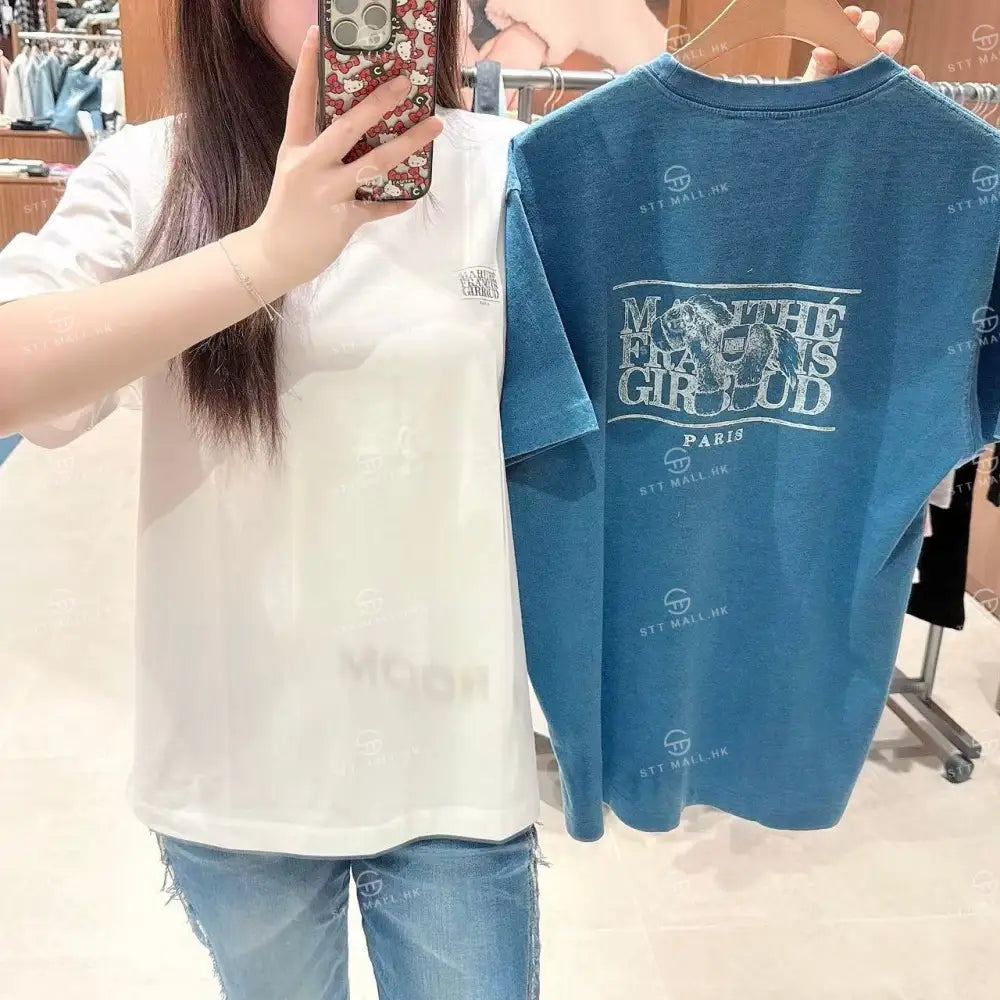 韓國 Marithe Francois Girbaud Pony Classic Logo Tee【MD095】 一般商品