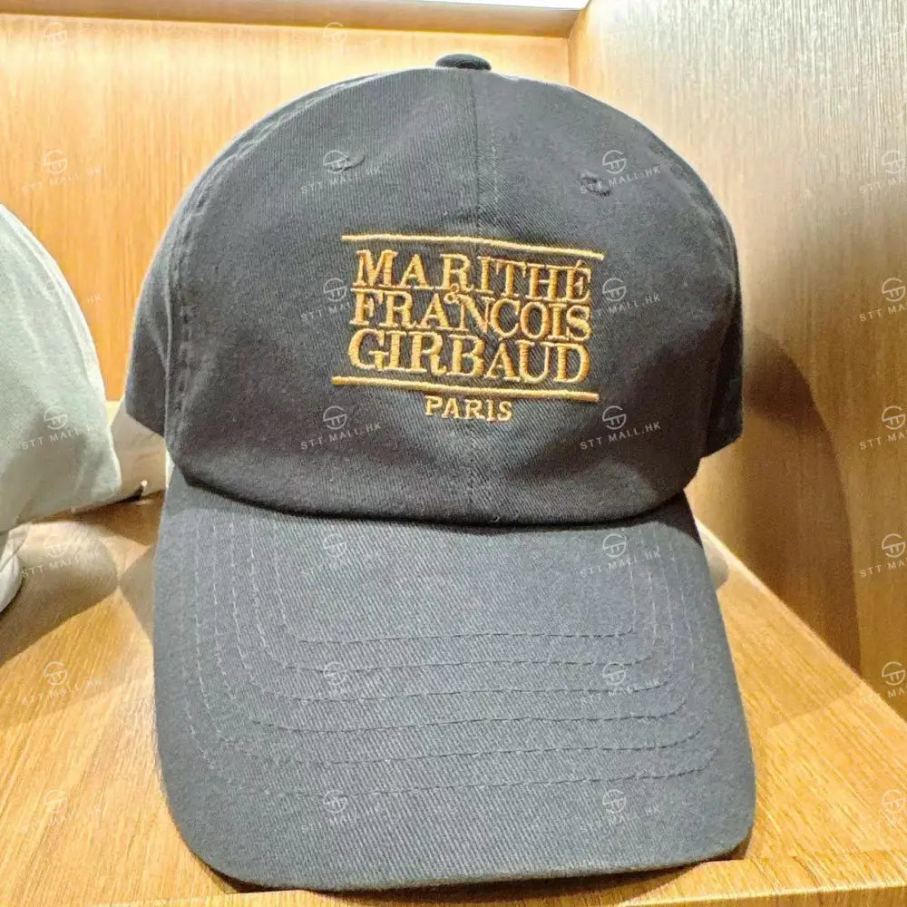 韓國 Marithe Francois Girbaud Small Classic Logo Cap【MD034】 Charcoal 一般商品