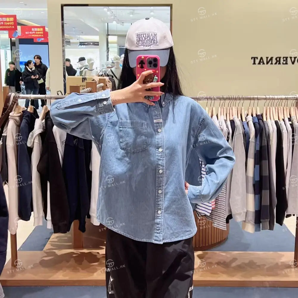 韓國 Marithe Francois Girbaud Uni Basic Denim Shirt【MD173】 一般商品