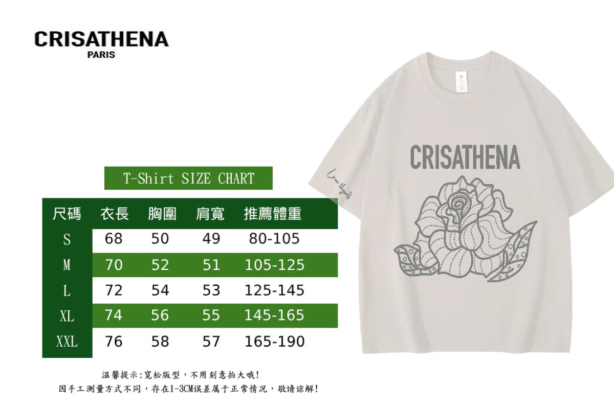 Crisathena Flower T-shirt【SS021】