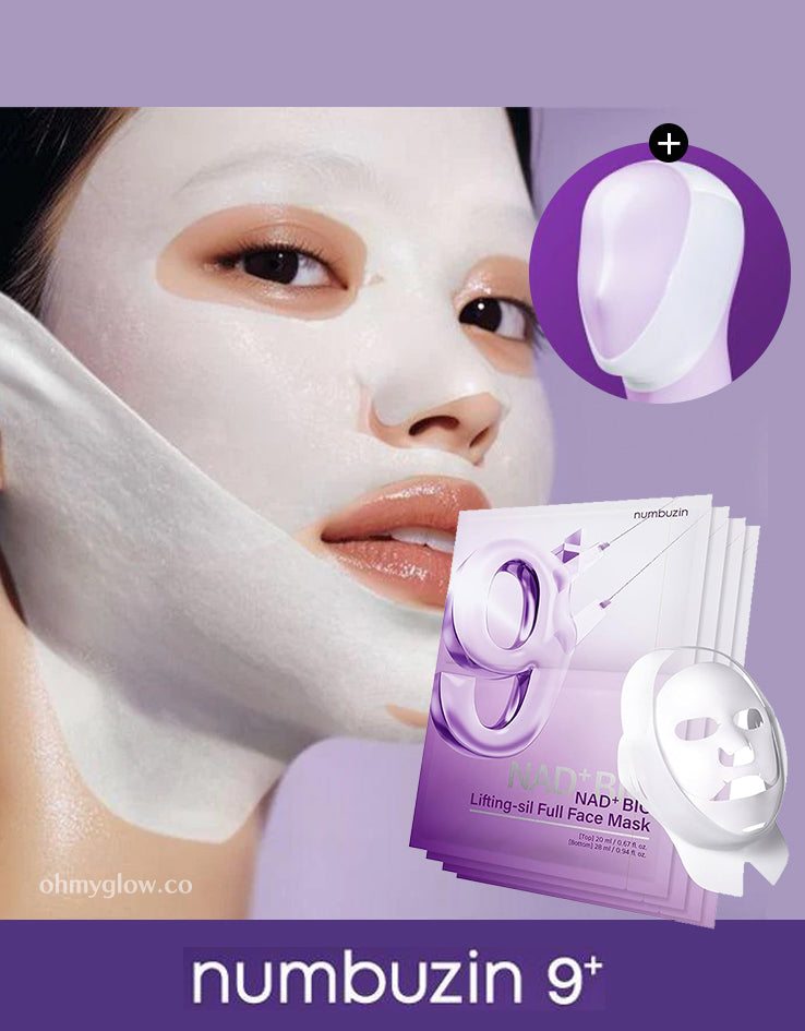 韓國 NUMBUZIN NAD+ 9號提拉緊致全效面膜1盒4片【KX106】