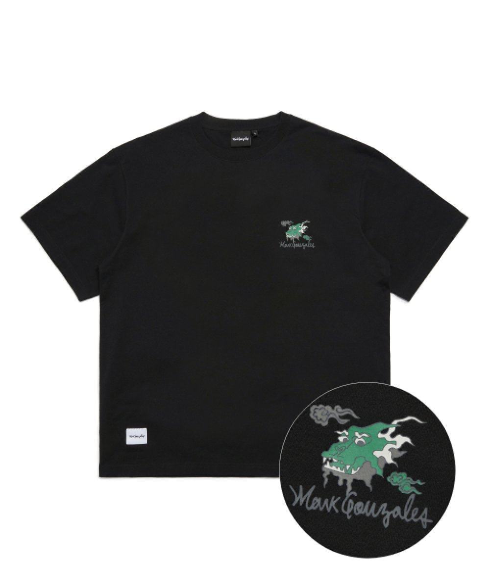 韓國 Mark Gonzales Dragon Graphic T-Shirt【MG106】