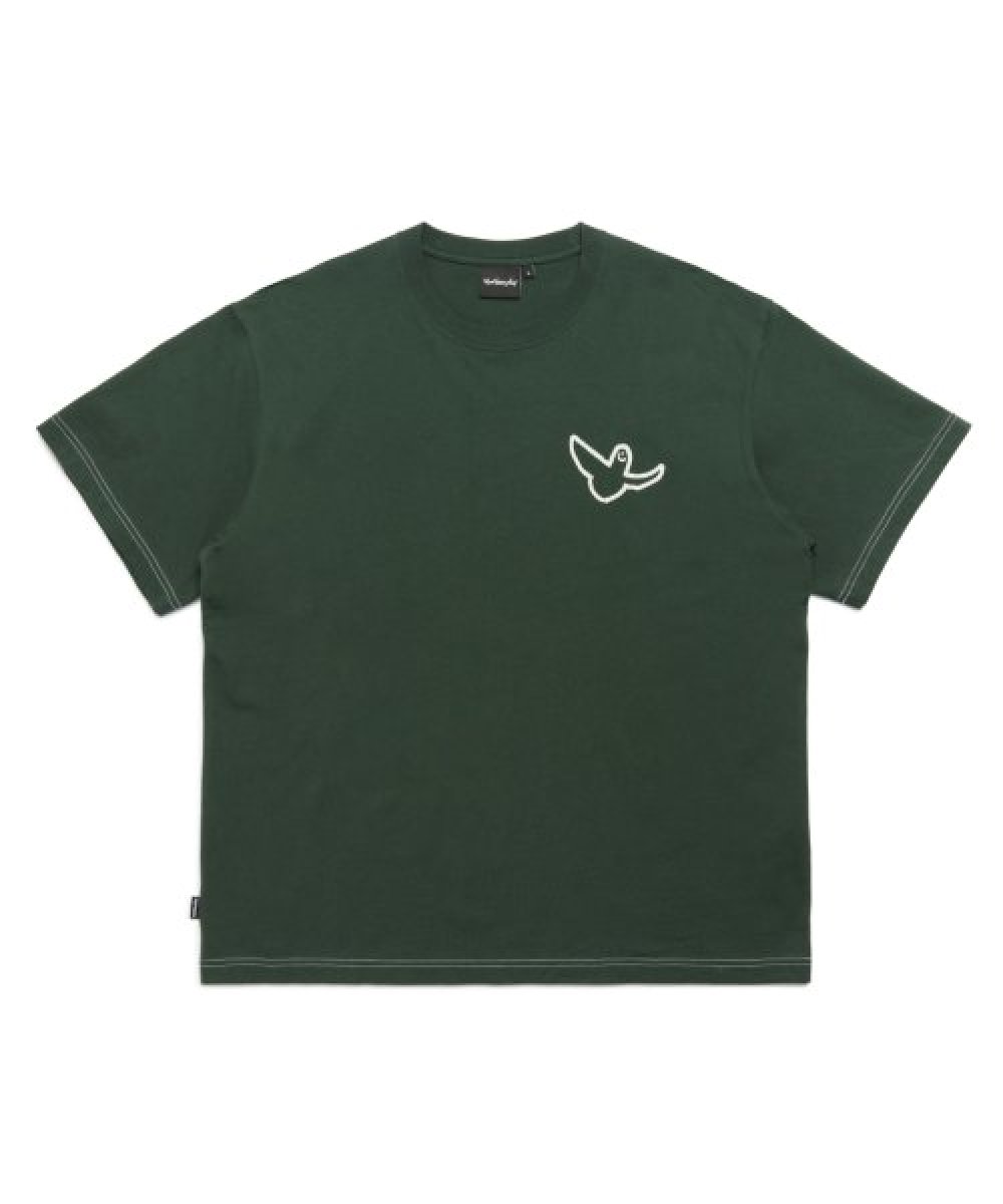 韓國 Mark Gonzales Big Angel Contrast Stitch T-Shirt【MG105】