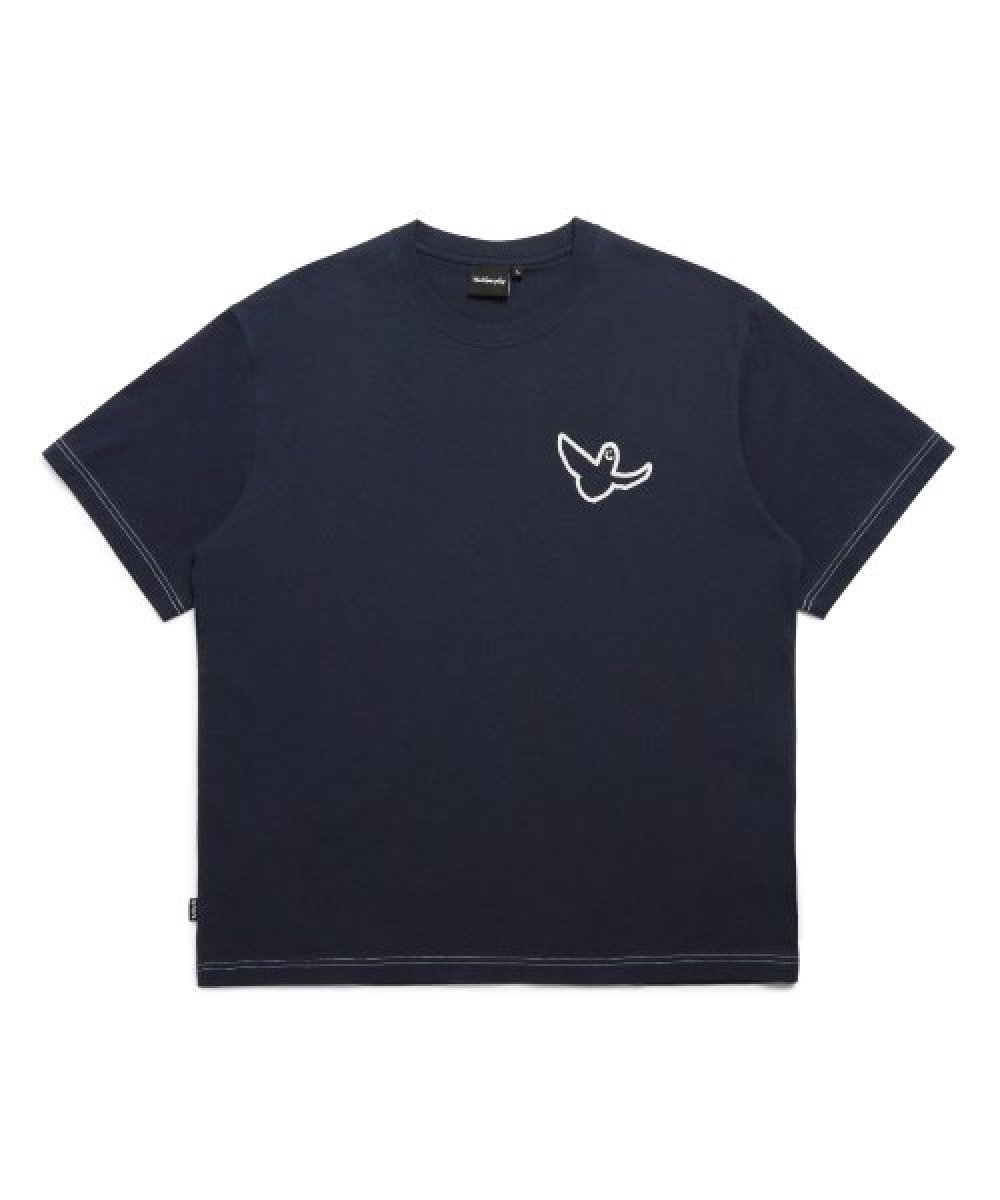 韓國 Mark Gonzales Big Angel Contrast Stitch T-Shirt【MG105】