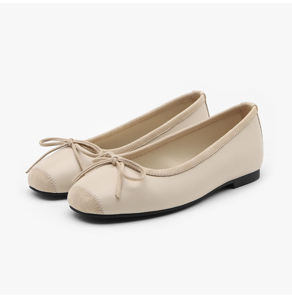 韓國 Sappun Kate Ribbon Flats (1cm)【AU030】