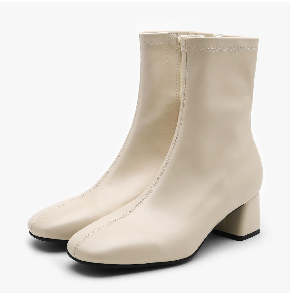 韓國 Sappun Ibev Socks Ankle Boots (5cm)【AU008】