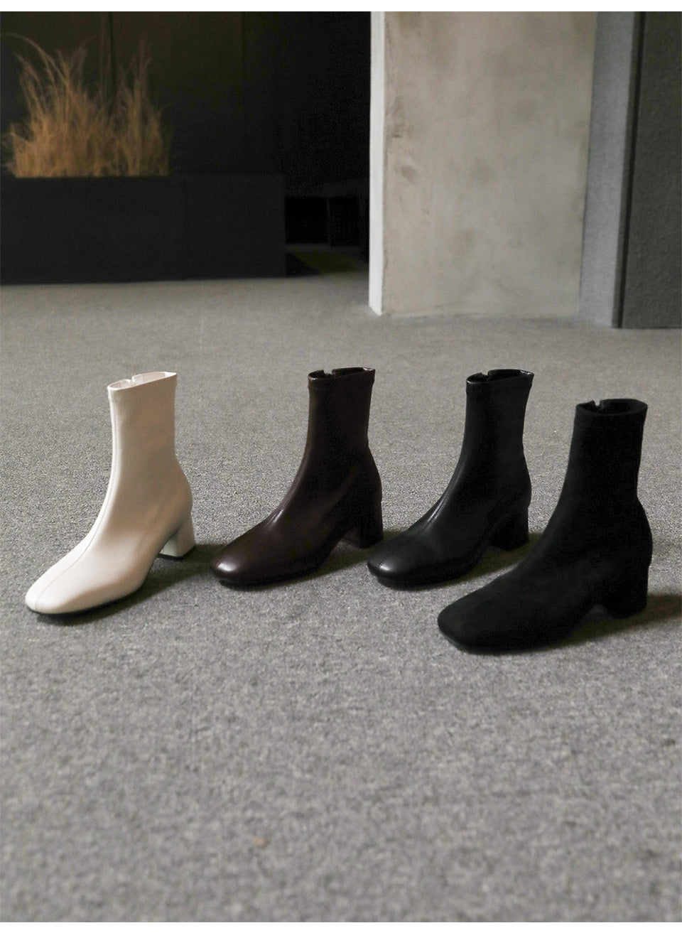 韓國 Sappun Ibev Socks Ankle Boots (5cm)【AU008】