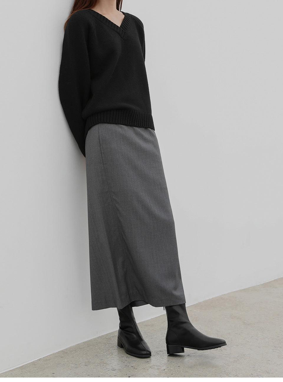 韓國 Sappun Riosa Socks Ankle Boots (3.5cm)【AU011】