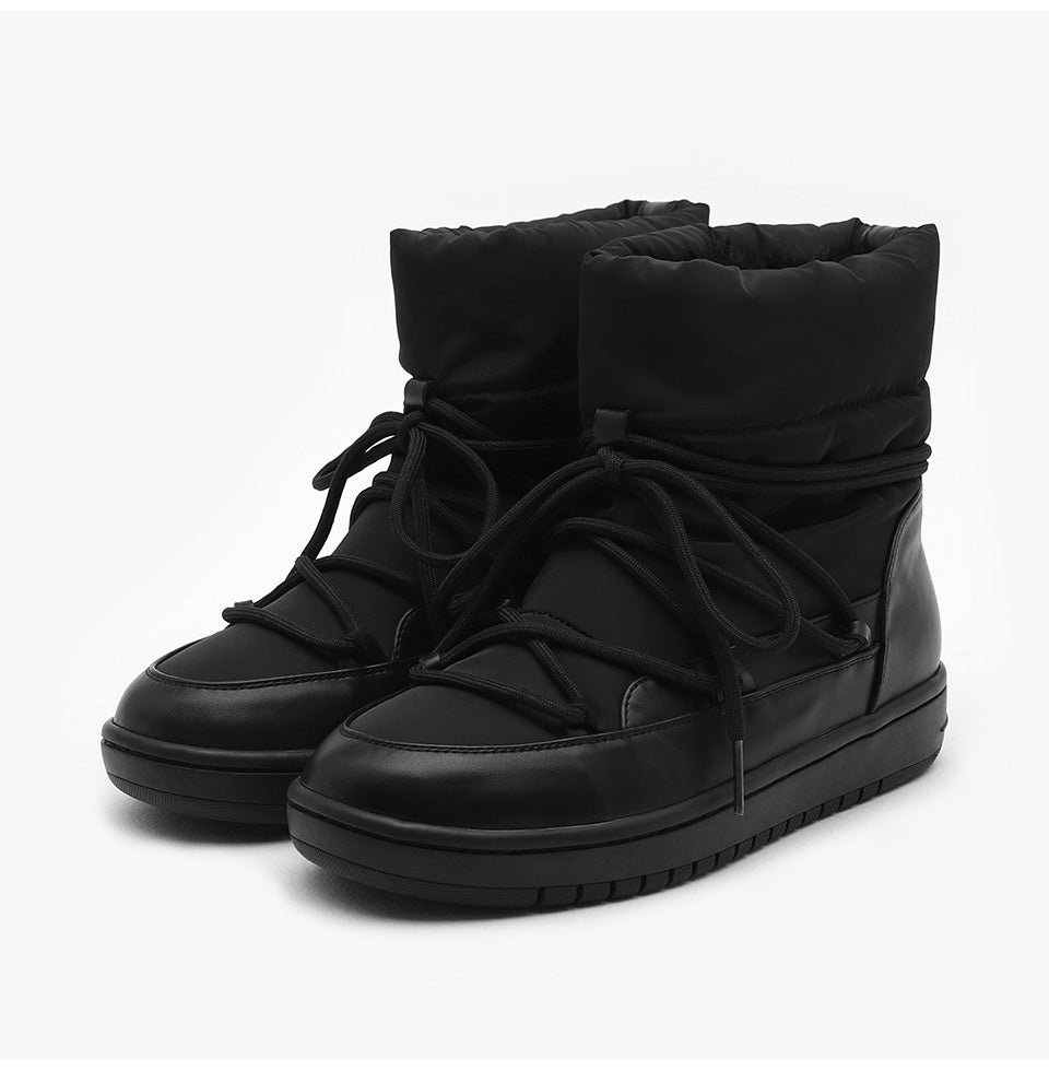 韓國 Sappun Hailey Fur-Lined Boots (3cm)【AU039】