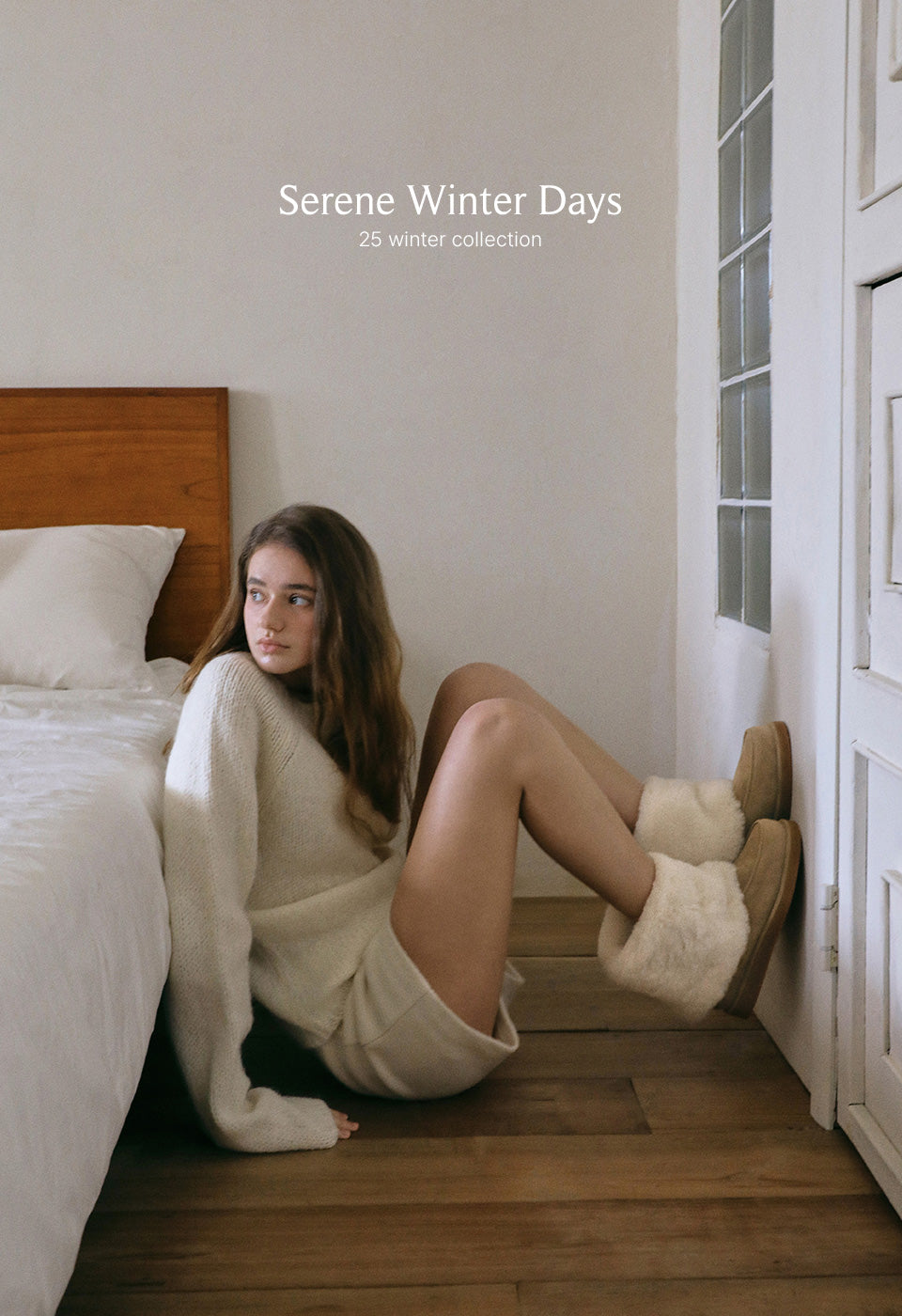 韓國 Sappun Reridan Fur-lined Shearling Boots (3cm)【AU037】