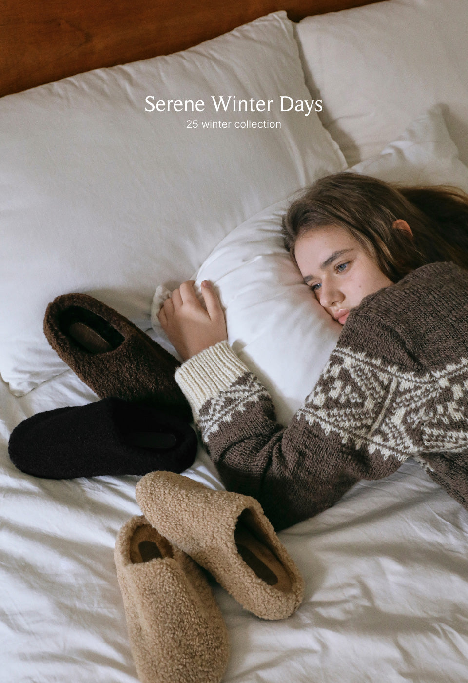 韓國 Sappun Torrison Wool Slippers (3cm)【AU041】