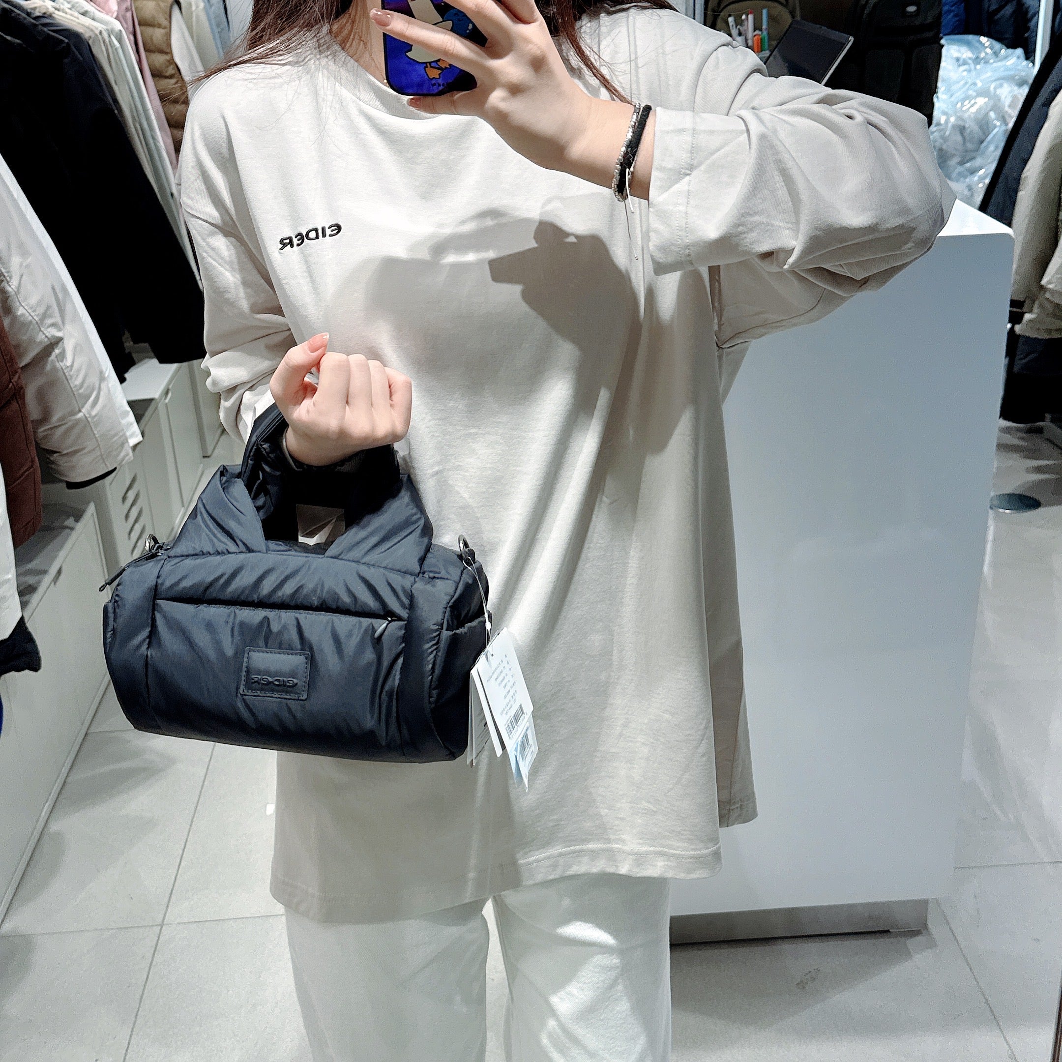 韓國 Eider FOGNI Cylinder Bag【ER035】