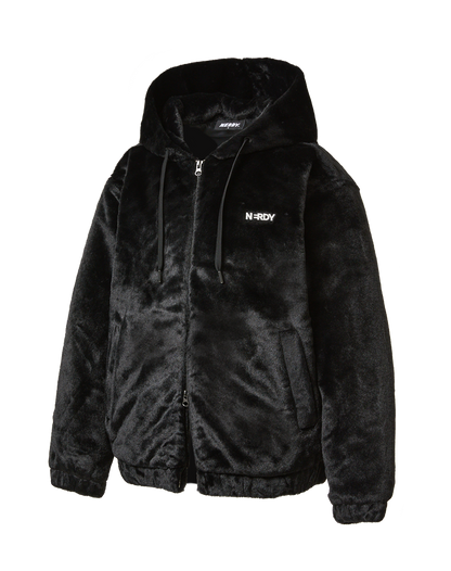 韓國 Nerdy Fur Hoodie Zip-Up【NY070】
