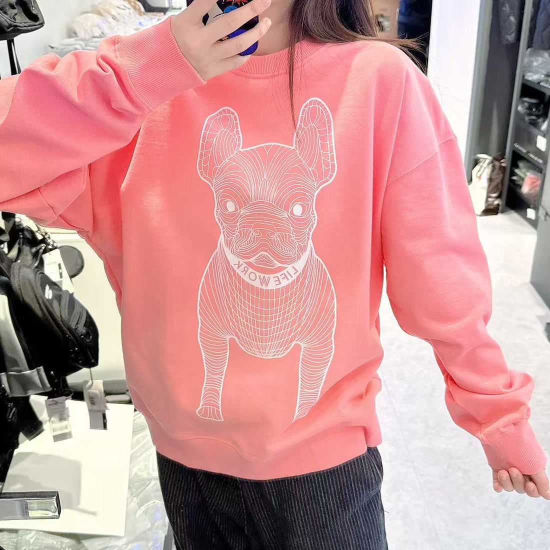 韓國 LifeWork Big Radog Sweatshirt【LW014】
