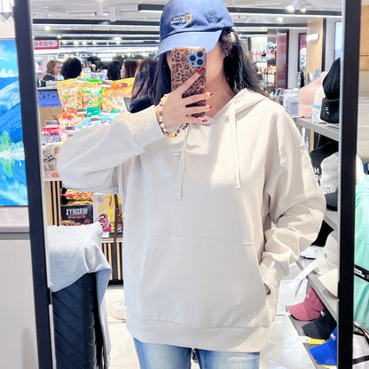 韓國 National Geographic Public Polhaas Small Logo Regular Fit Basic Hoodie【NG135】