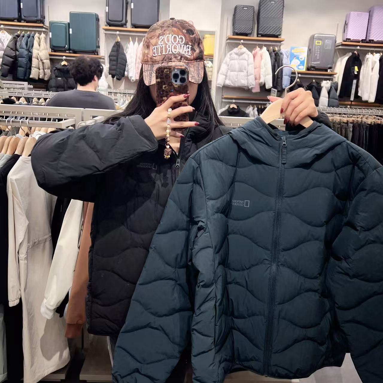 韓國 National Geographic Fowlie Hoodie Tube Duck Down Jumper (鴨絨)【NG210】