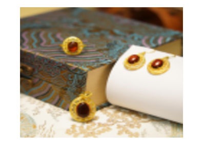 琥珀血珀圓珠套裝【SE618】