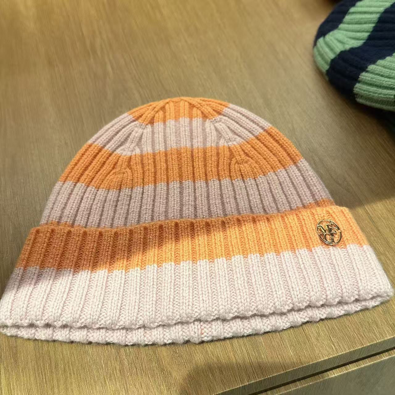 韓國 Marithe Francois Girbaud Enfant Color Block Beanie【MF783】