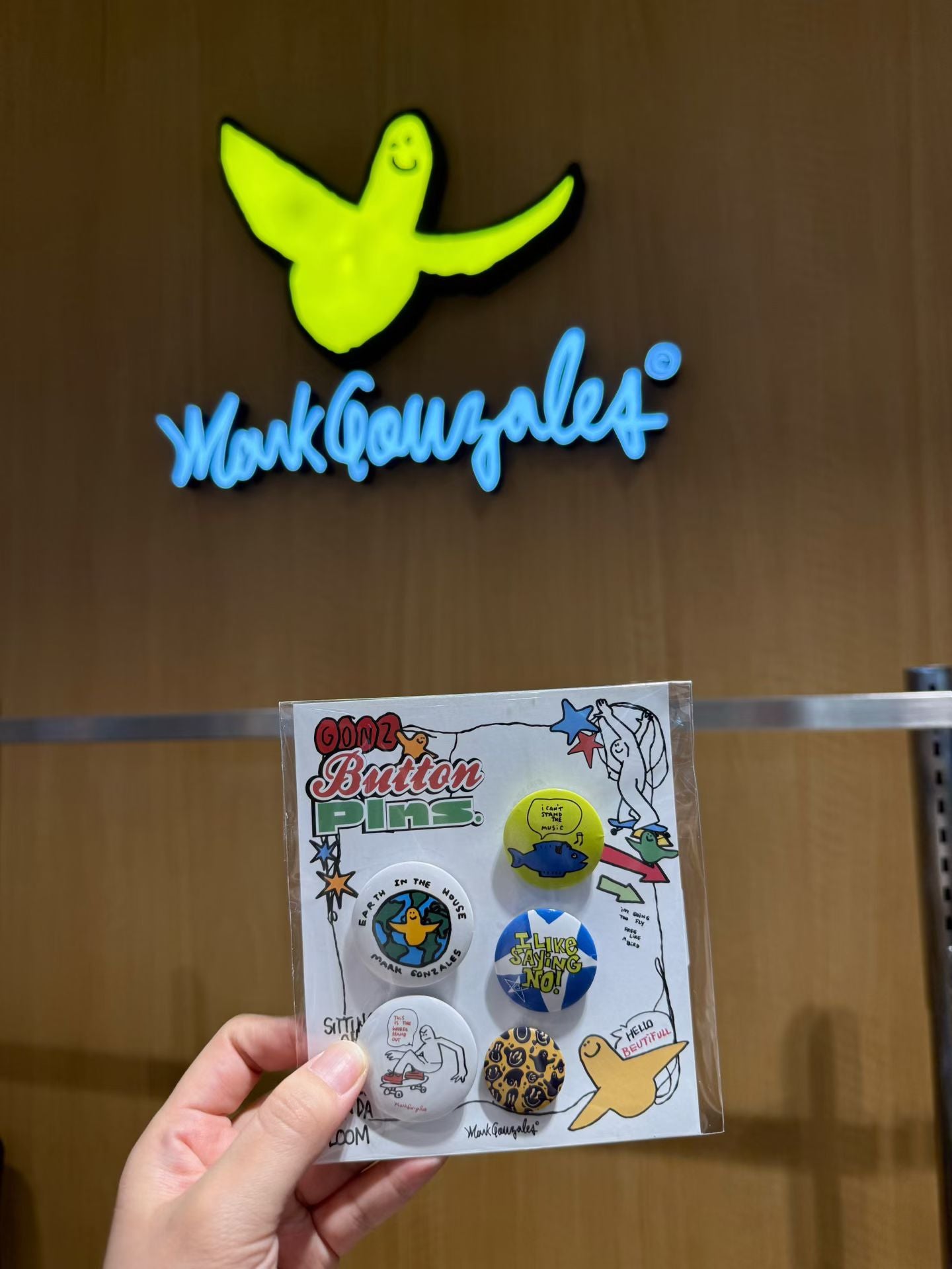 韓國 Mark Gonzales OG Artwork Badge Pack【MG242】