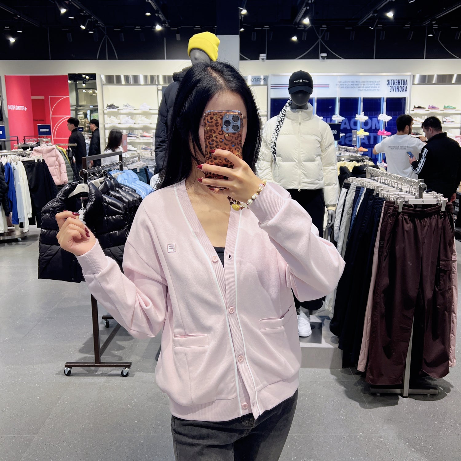 韓國 FILA Tennis Pique Sports Cardigan【FA113】