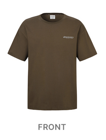 韓國 Discovery Fresh Event Line Graphic Short Sleeve T-Shirt【DY039】