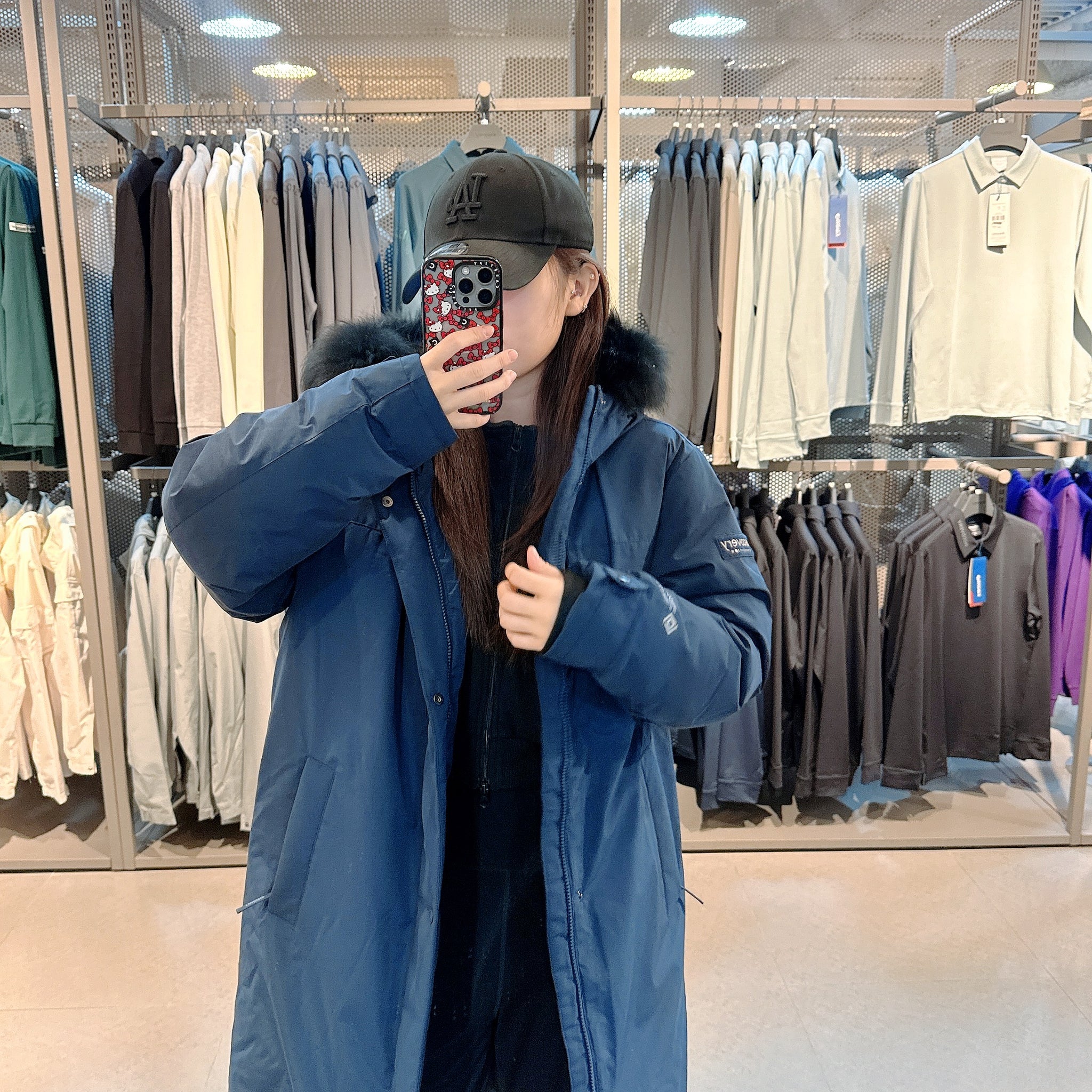 韓國 Discovery Men's Bergen Windstopper Long Goose Down (鵝絨)【DY180】