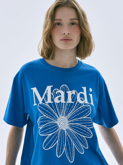 韓國 Mardi Mercredi TSHIRT FLOWERMARDI【MM032】
