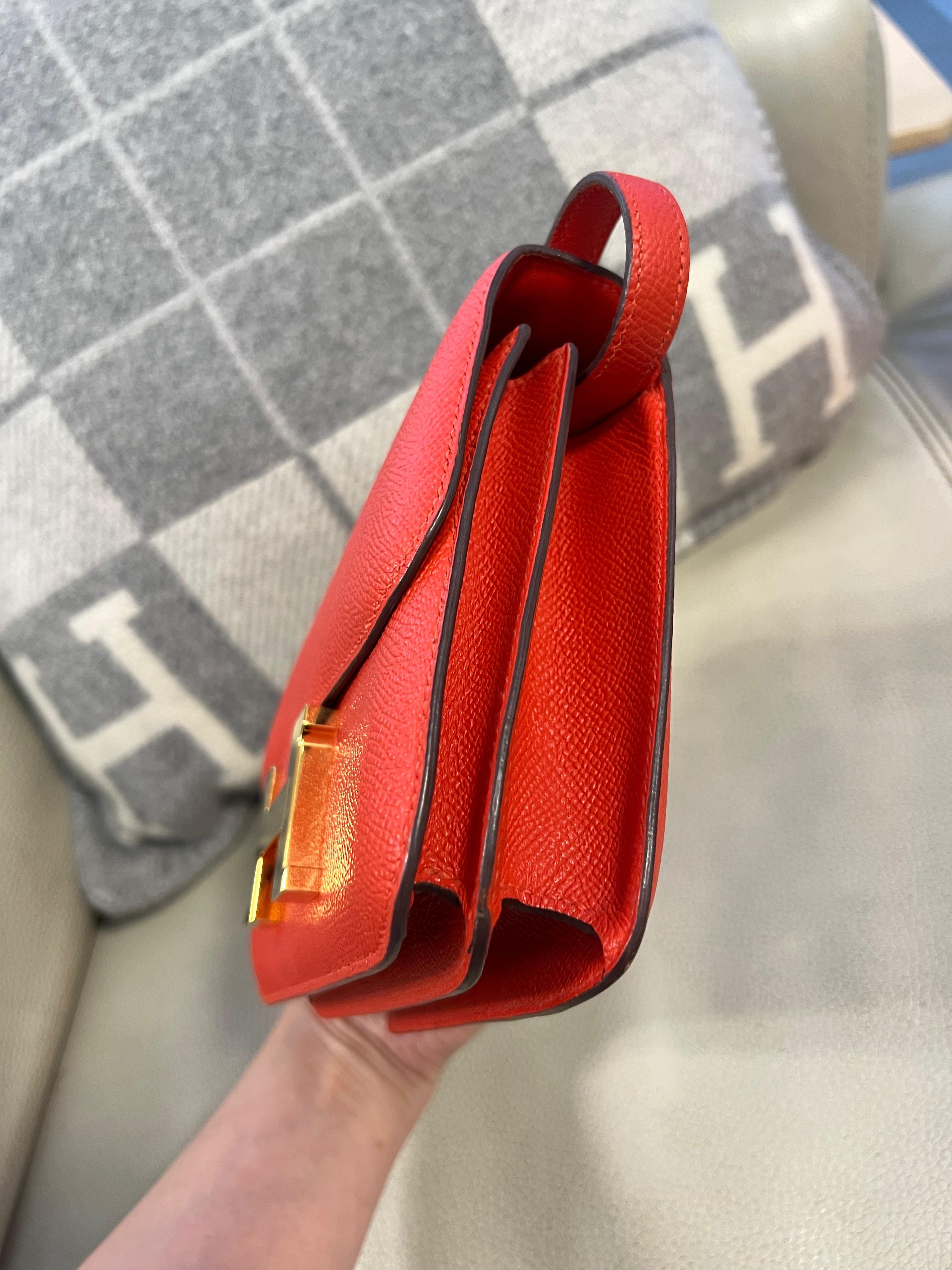【Preloved】Hermes mini Constance 19 (訂金$500，總售價為 $58,000)【ST021】
