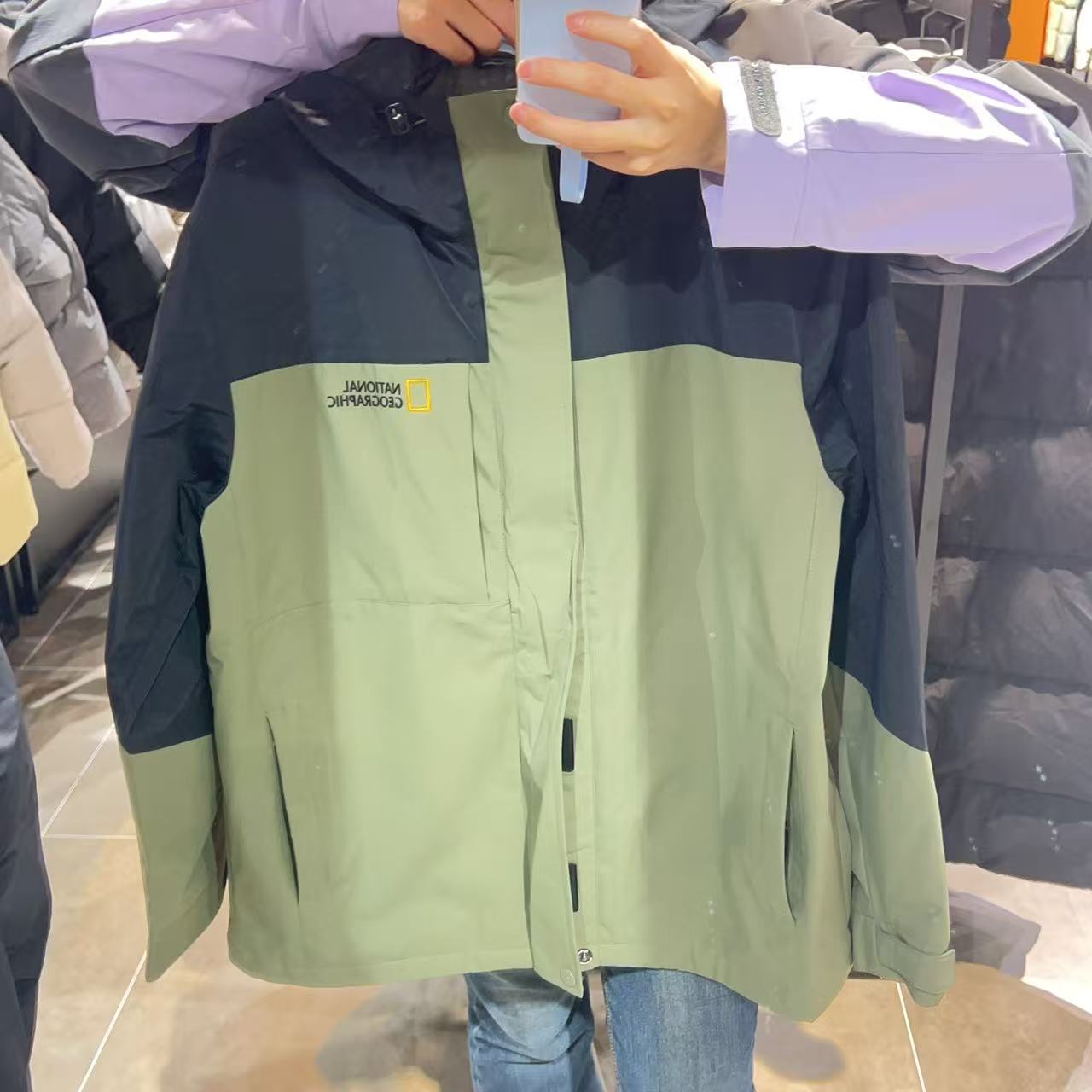 韓國 National Geographic Unisex Augustine Top Blocking Jumper【NG330】