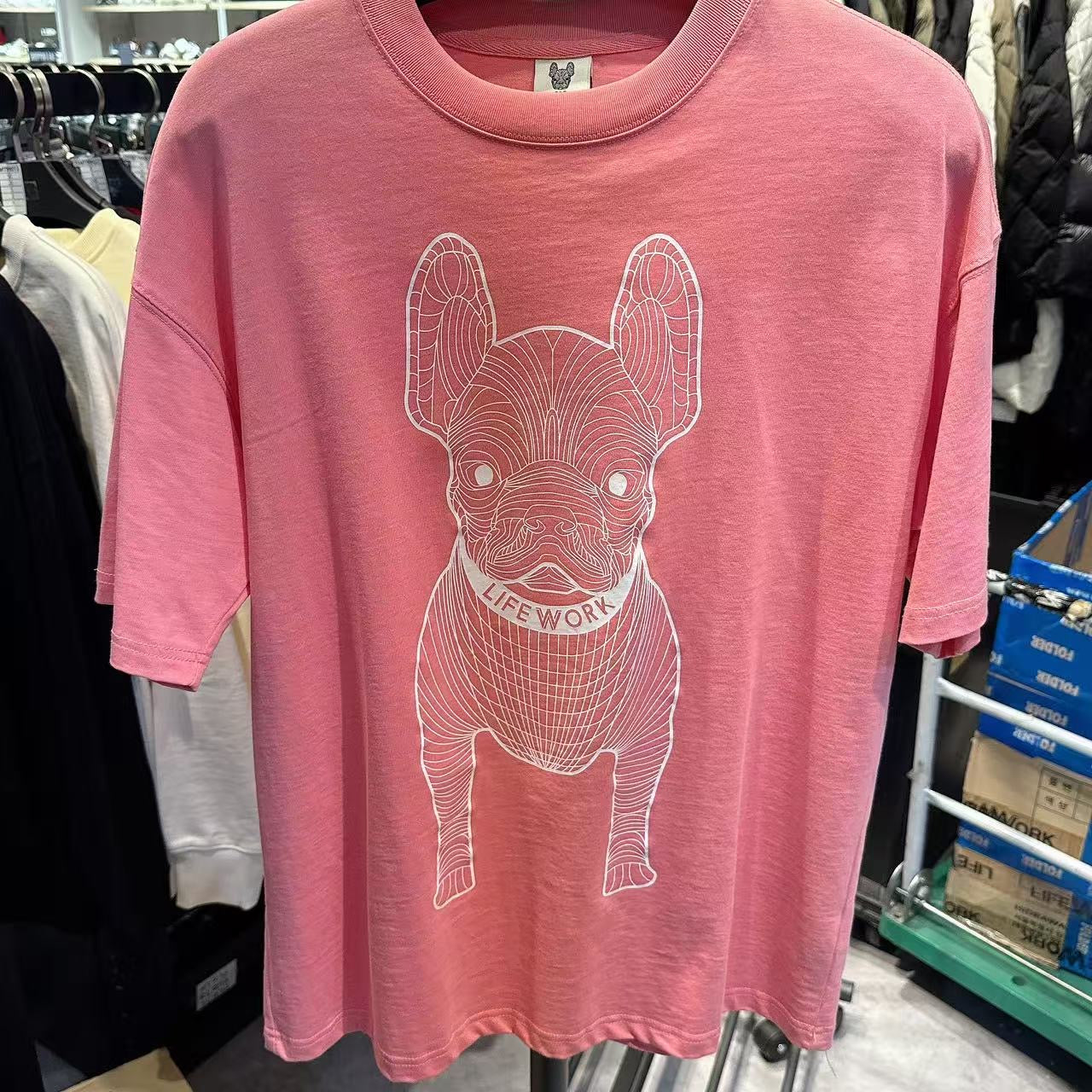 韓國 LifeWork Big Radog Short Sleeved T-shirt【LW042】