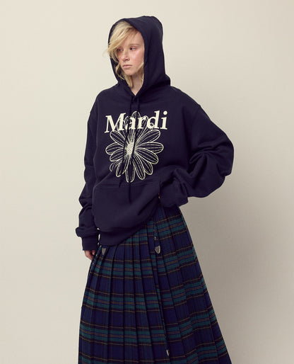 韓國 Mardi Mercredi Oversized Hoody Flowermardi【MM165】