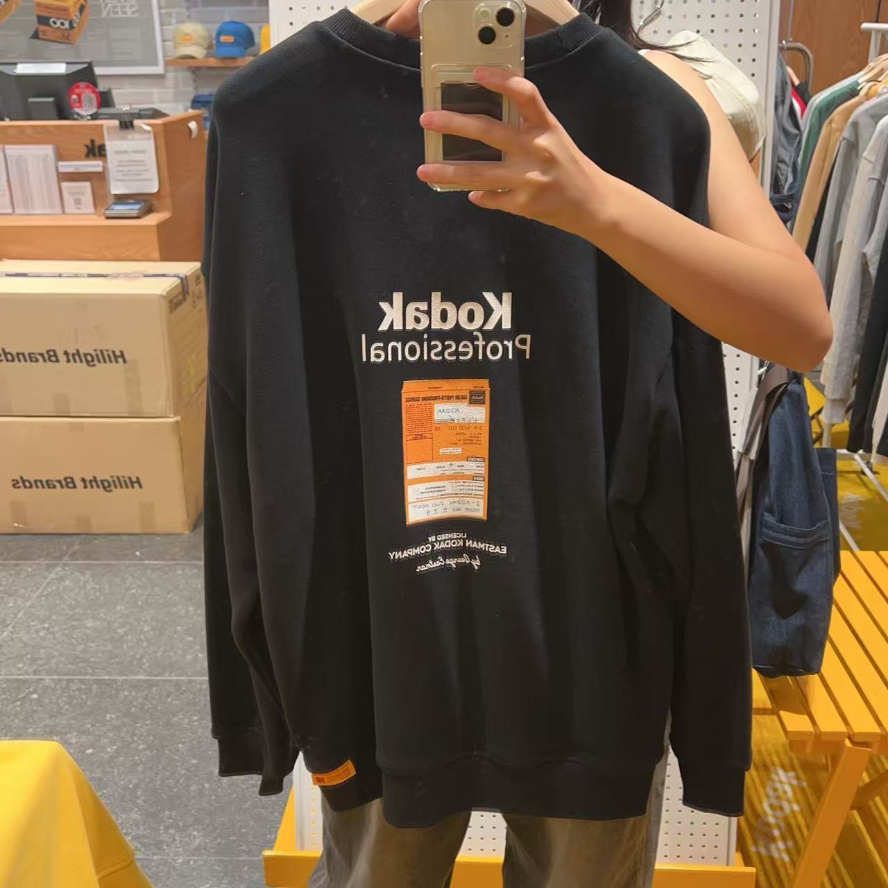 韓國 Kodak Mailer Graphic Long Sleeve【KK010】