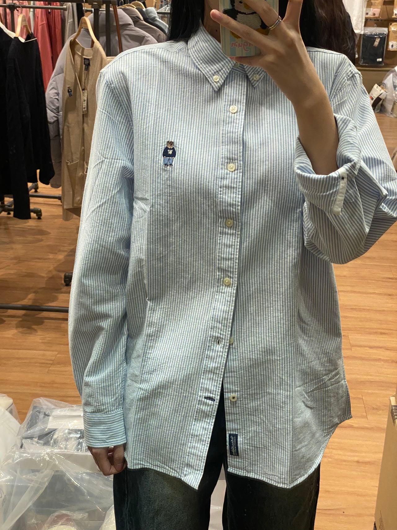 韓國 Who.A.U Steve Oxfort Shirts【WA051】 - STT Mall HK 靚太網購