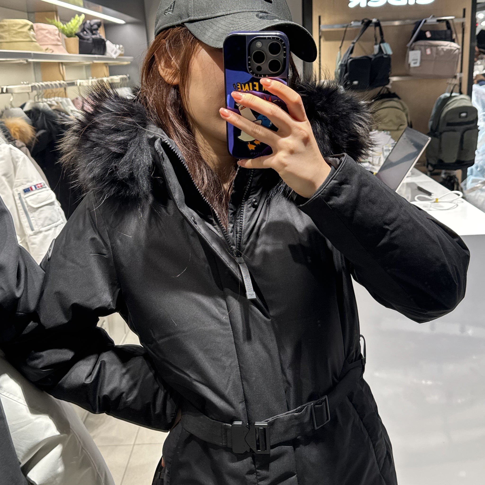 韓國 Eider Women's Windstopper Cashmere Long Down Jacket (高品質鵝絨 + 羊毛)【ER043】