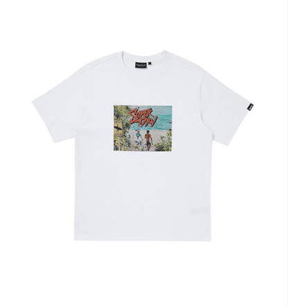 韓國 Superdry Vacation Retro Graphic T-Shirt【SU118】