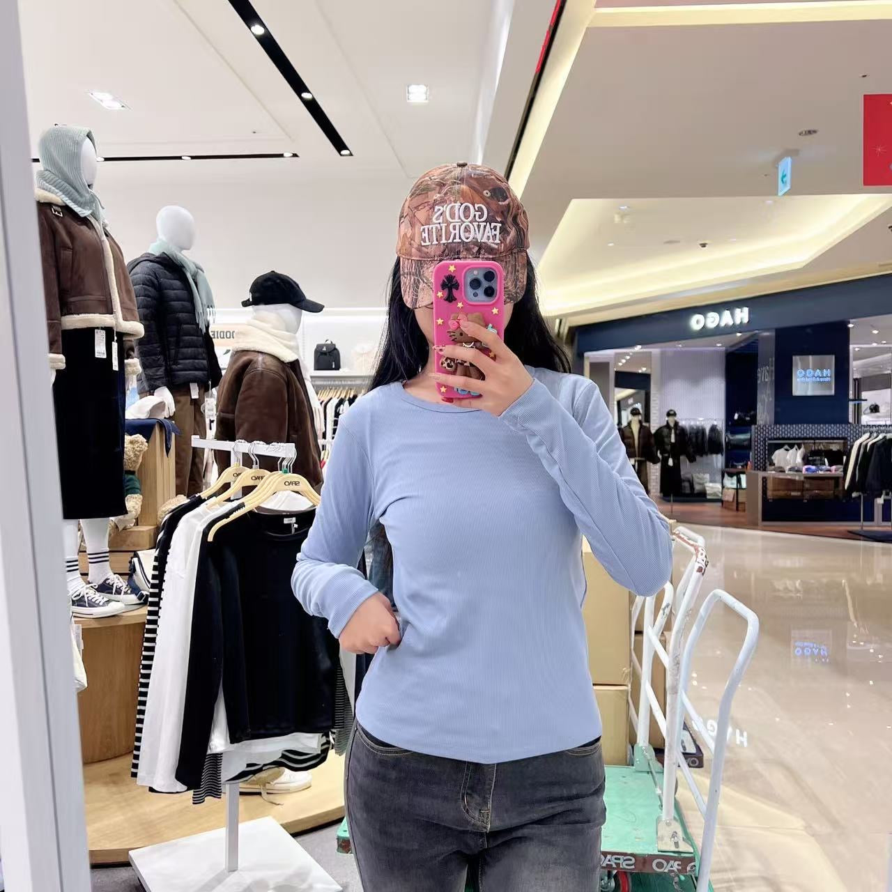 韓國 SPAO Long Sleeve Tee【SP315】