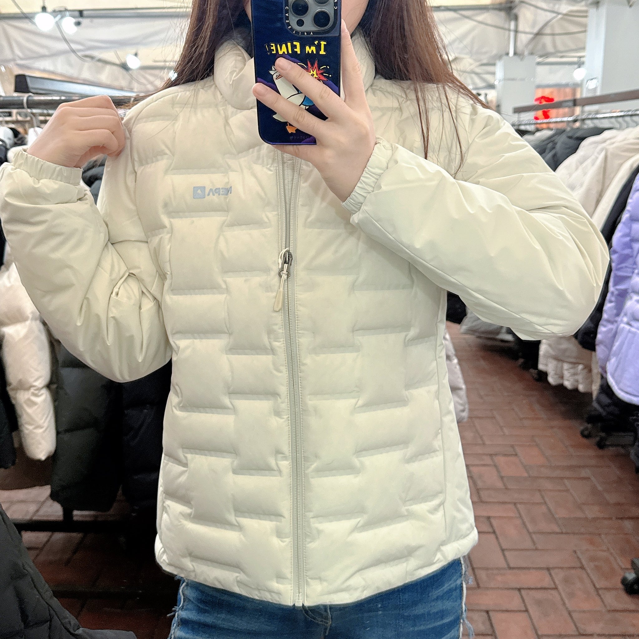 韓國 NEPA Women's Glue Tube Down Jacket (鴨絨)【NA038】