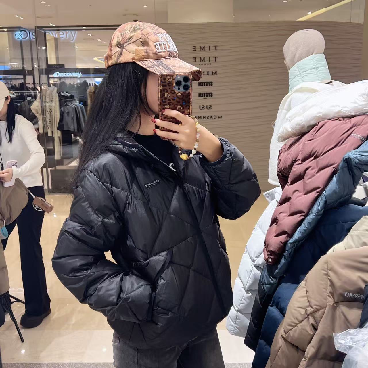 韓國 Discovery Women's Olbert New Quilted Goose Down Lightweight Padding (鵝絨)【DY088】