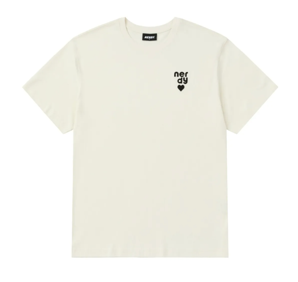 韓國 Nerdy Heart Logo S/S T-Shirt【NY031】