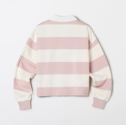 韓國 SPAO Rugby Crop Sweatshirt【SP215】