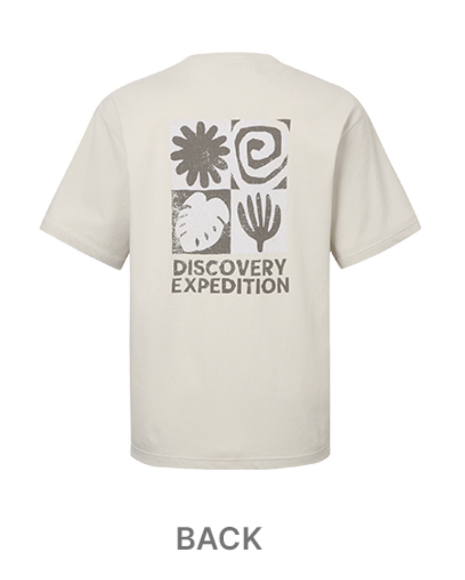 韓國 Discovery Fresh Event Washing Outdoor Frame Graphic Short Sleeve T-Shirt凉爽防晒面料【DY036】