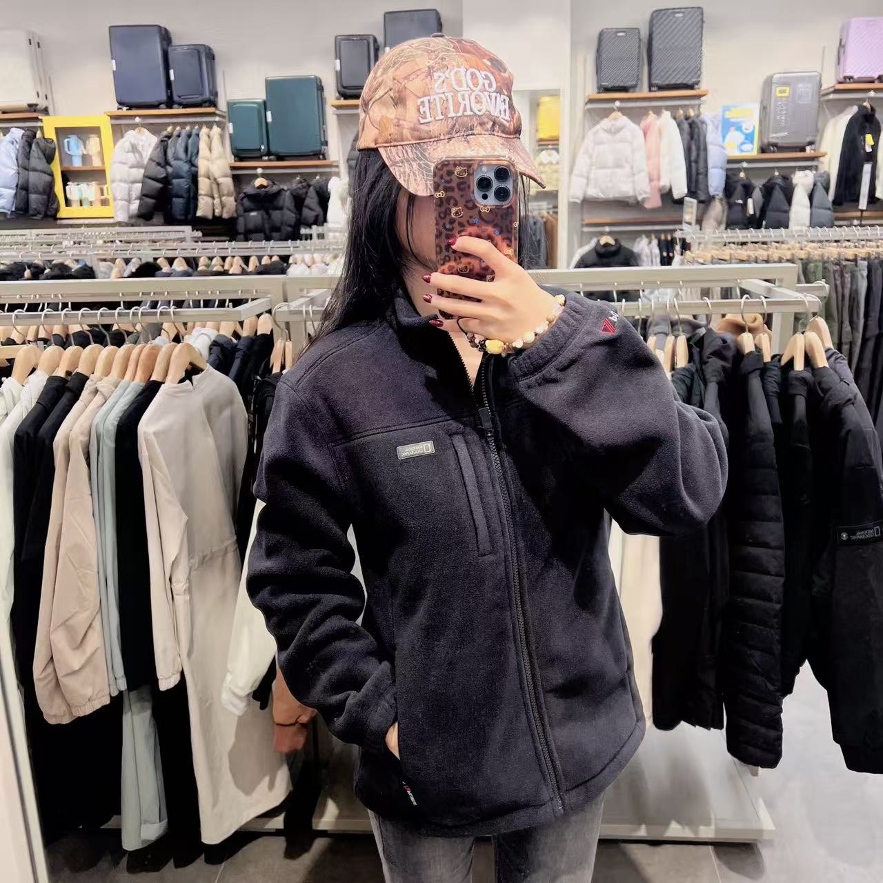 韓國 National Geographic Naos Fleece Zip-Up Jacket【NG207】