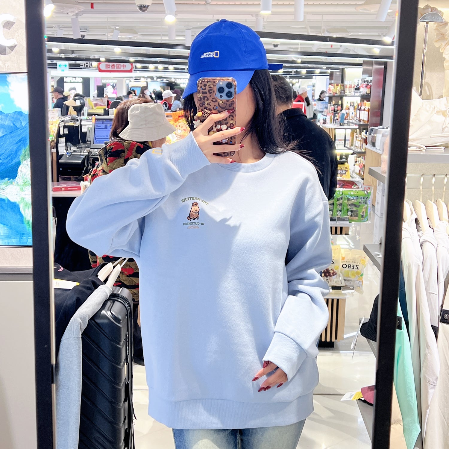 韓國 National Geographic Animal Graphic Long Sleeves(加絨款)【NG157】