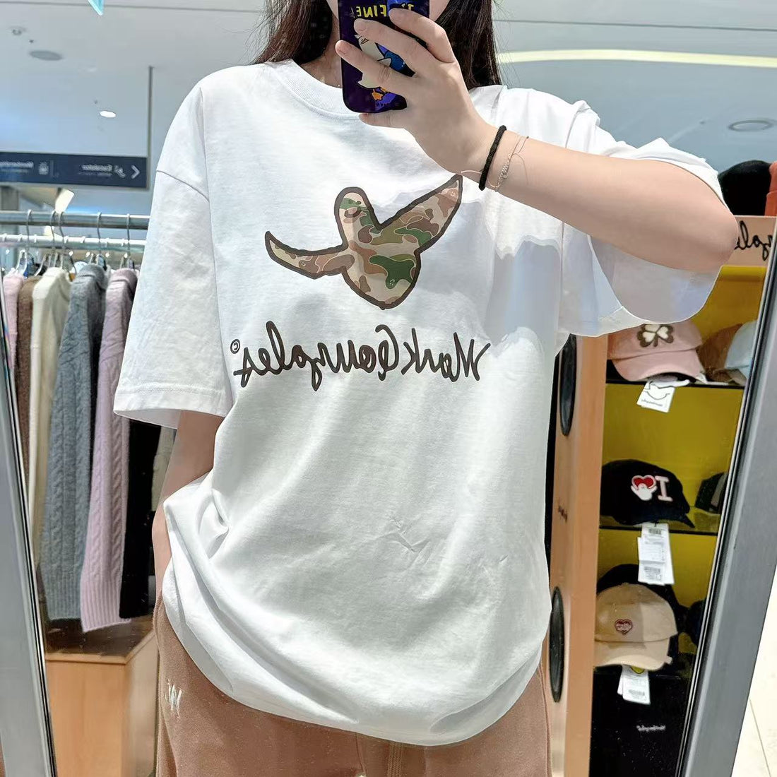 韓國 Mark Gonzales Angel Graphic Short Sleeve T-Shirt【MG228】