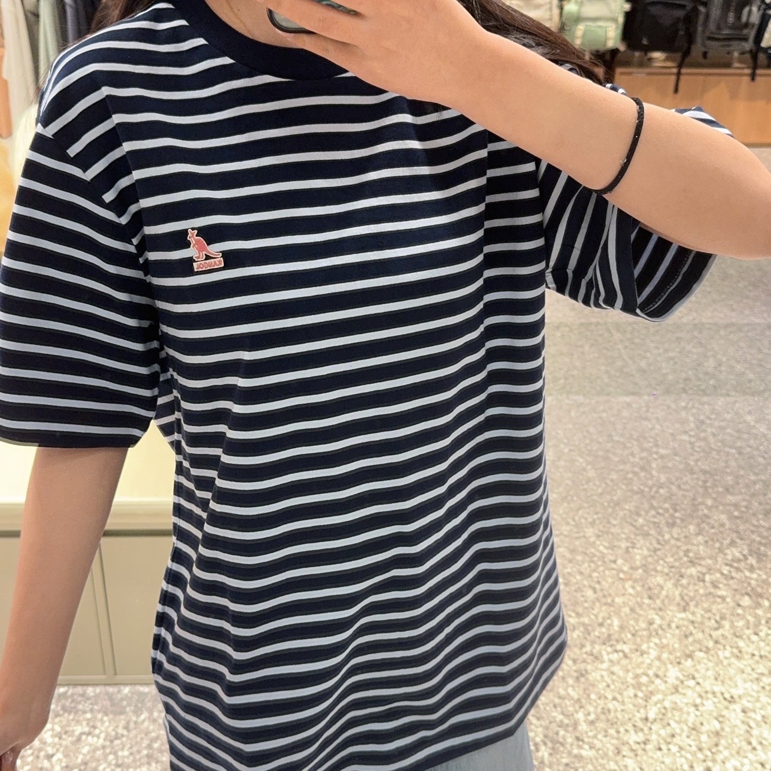 韓國 KANGOL Essential Stripe T-Shirt【KL146】