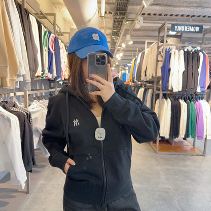 韓國 MLB Basic Small Logo Overfit Hoodie Zip-Up【MB170】