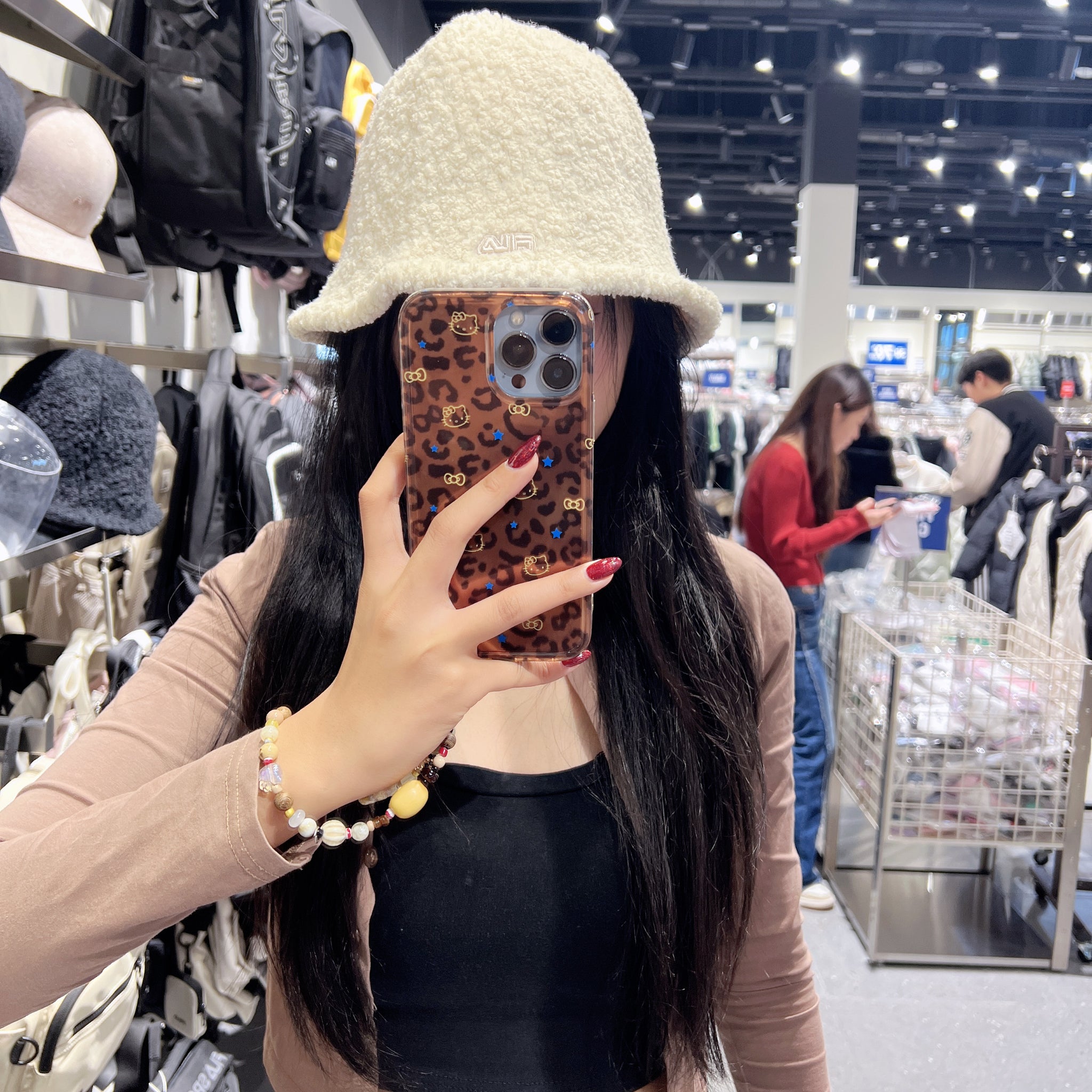 韓國 FILA Women's Boa Bucket Hat【FA114】