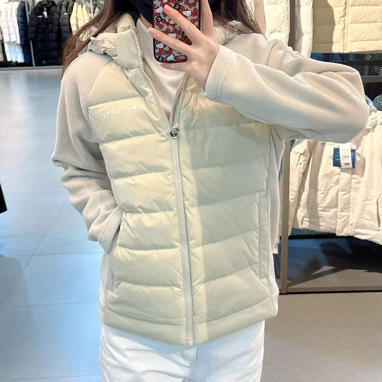 韓國 Discovery Women's Exinus Fleece HB Lightweight Padding (鵝絨)【DY128】